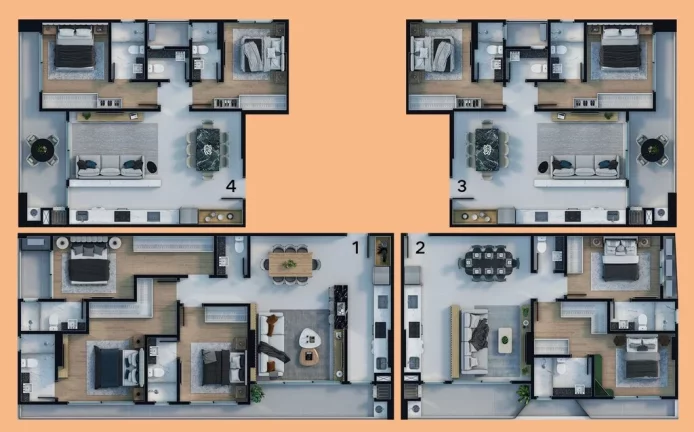 Imagem Diamond Hill Residence - Apartamento à venda no bairro Perequê - Porto Belo/SC