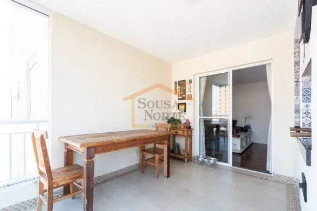 Imagem Apartamento de 88m² com 3 dormitórios, sendo 1 suite, 2 banheiros, 2 vagas e depósito. Possui sal...