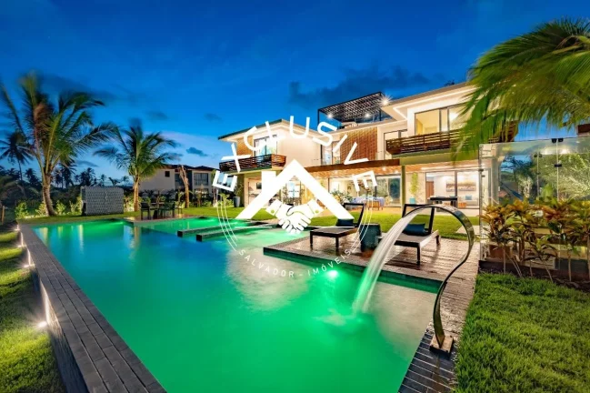 Imagem Casa para Venda em Mata De São João, Açu da Torre, 8 dormitórios, 8 banheiros, 6 vagas