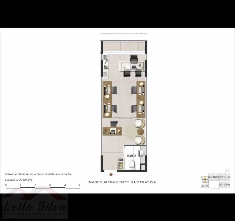 Imagem Apartamento 1 dormitório para Venda em Teresina, Cabral, 1 dormitório, 1 banheiro, 1 vaga