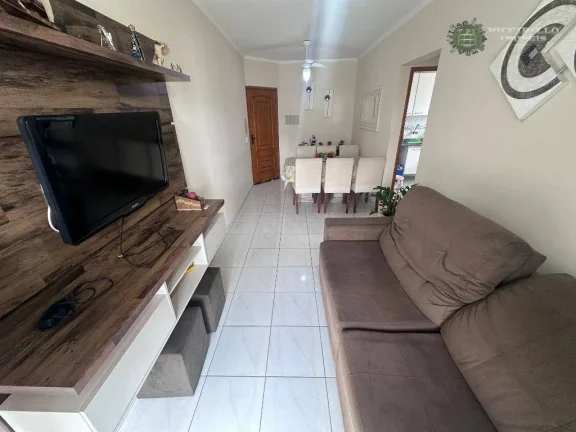 Imagem Apartamento com 1 dormitório à venda, 51 m² por R$ 409.000 - Aviação - Praia Grande/SP