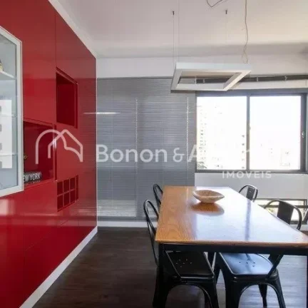 Imagem Apartamento mobiliado, com excelente iluminação natural e em localização privilegiada no Cambuí...