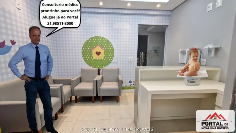 Sala médica para alugar no bairro Vila da Serra em Nova Lima - 27 m² com vaga de garagem