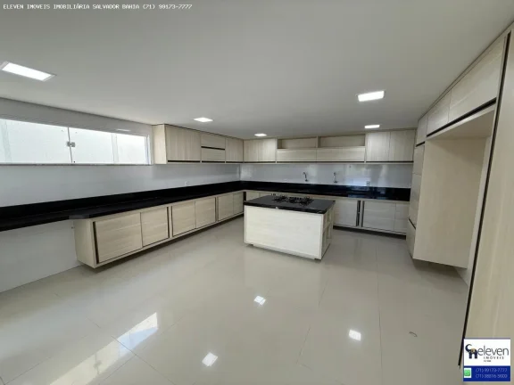 Imagem CASA DE LUXO LOCAÇÃO ANUAL SEM MÓVEIS  NO ALPHAVILLE 2 SALVADOR | 4 SUÍTES COM 4 VAGAS 