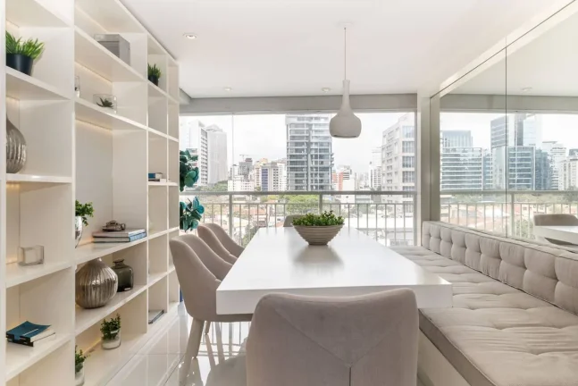 Imagem Flat disponível para locação no Horizonte JK Residencial na Vila Nova Conceição, com 54m², 1 dormitório e 1 vaga