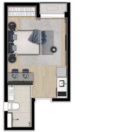 Imagem APARTAMENTO RESIDENCIAL em São Paulo - SP, Jardim Guedala
