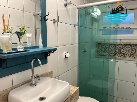 Imagem Casa Temporada - Praia de Juquehy, 4 suítes, 1 térreaa, piscina coletiva, churrasqueira, 3 vagas, 10 pessoas, serv. de praia, | Juquehy Imobiliária