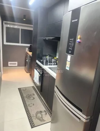 Imagem Apartamento 54m², 1 Dormitório, podendo ser 2 (está com living ampliado), Sacada, 1 Vaga, Lazer Completo, no Jardim Pedroso, Mauá-SP