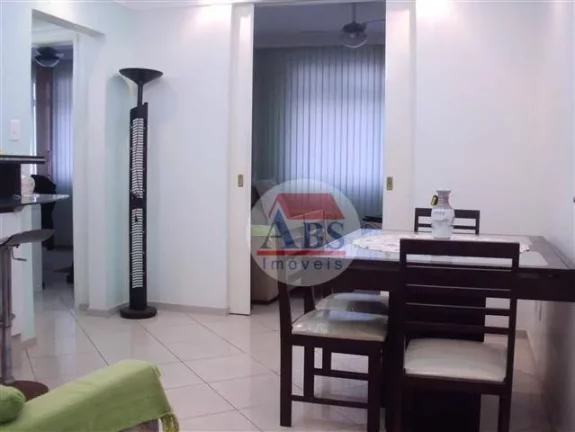 Imagem Apartamento com 2 dormitórios à venda, 54 m² por R$ 430.000,00 - Gonzaga - Santos/SP