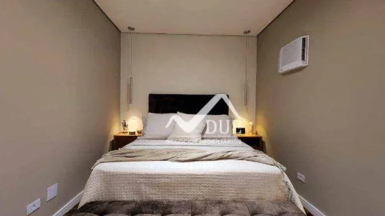 Imagem Apartamento Porteira Fechada com 3 dormitórios à venda, 110 m² por R$ 1.190.000 - Gonzaga - Santos/SP