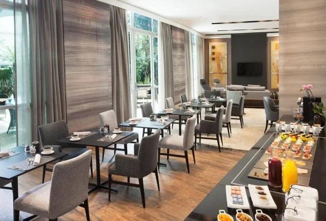 Imagem Flat disponível para venda no Meliá Jardim Europa no Itaim Bibi, com 35m², 1 dormitório e 1 vaga de garagem