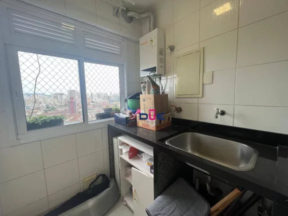 Imagem Apartamento com 2 dormitórios à venda, 59 m² por R$ 490.000 - Vila Matias - Santos/SP