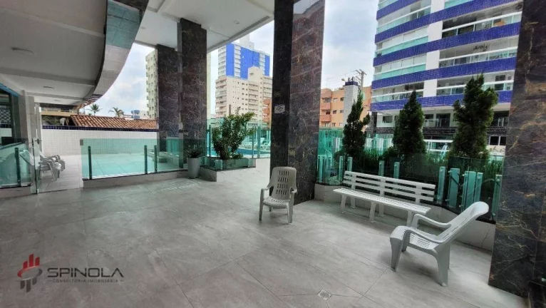 Imagem Apartamento com 2 dormitórios à venda, 69 m² por R$ 460.000,00 - Tupi - Praia Grande/SP