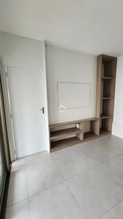 Imagem Studio de 44m com varanda envidraçada, ar condicionado, 1 vaga, área de serviço, sauna, salão de festas, piscina, deck, spa, fitness, churrasqueira