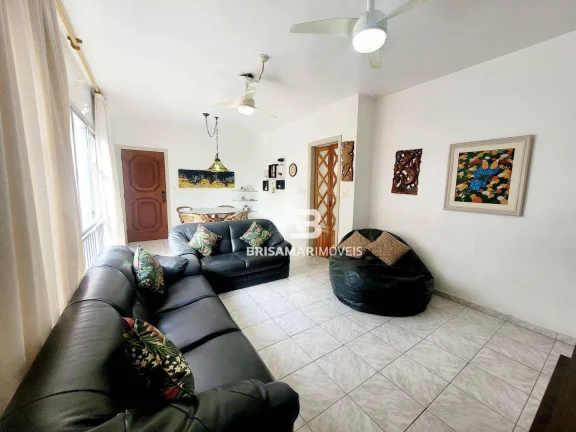 Imagem Apartamento com 3 dormitórios à venda, 103 m² por R$ 570.000,00 - Pitangueiras - Guarujá/SP