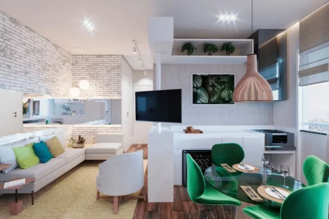 Imagem Apartamento à venda no Centro de Diadema-SP: 2 quartos, 1 banheiro, 1 vaga de garagem, 43m² na Residencial Felicità.