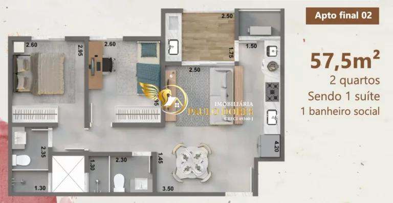 Imagem APARTAMENTO À VENDA COM 2 DORMITÓRIOS NA PRAIA GRANDE EM UBATUBA-SP