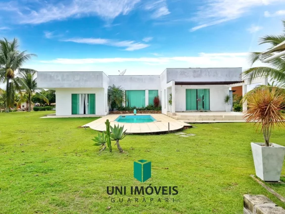 Imagem Casa com excelente terreno em condomínio fechado a venda em Guarapari - Lagoa da Praia