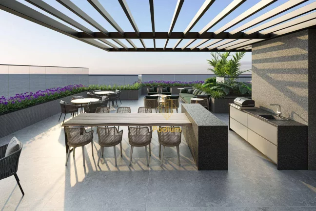 Imagem Apartamentos com varanda / sacada gourmet a beira mar da praia de Intermares - AP1197