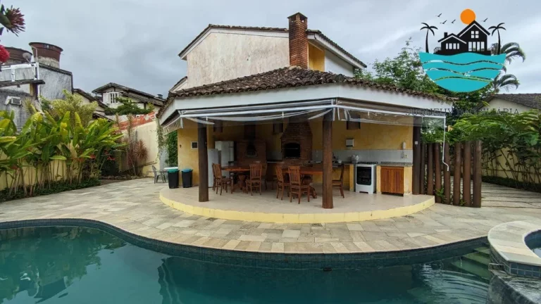 Imagem ALUGUEL ANUAL JUQUEHY, 120 metros da praia, entrada 08, 4 suítes, churrasqueiras, piscina, 02 vagas de auto, | Juquehy Imobiliária