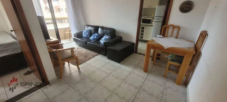 Imagem Apartamento com 1 dormitório à venda, 45 m² por R$ 295.000,00 - Tupi - Praia Grande/SP