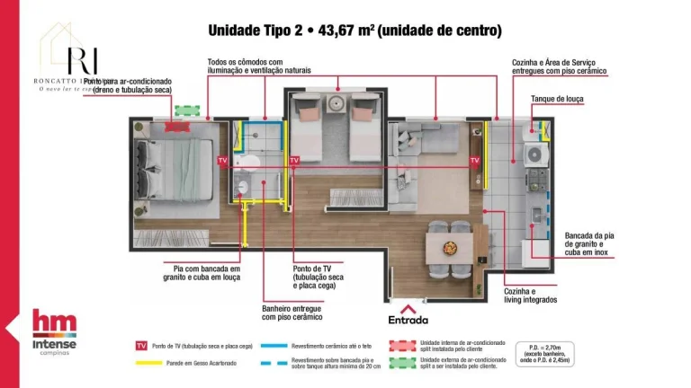Imagem Apartamento ao lado da Pucc JonhBoyd - Novo!