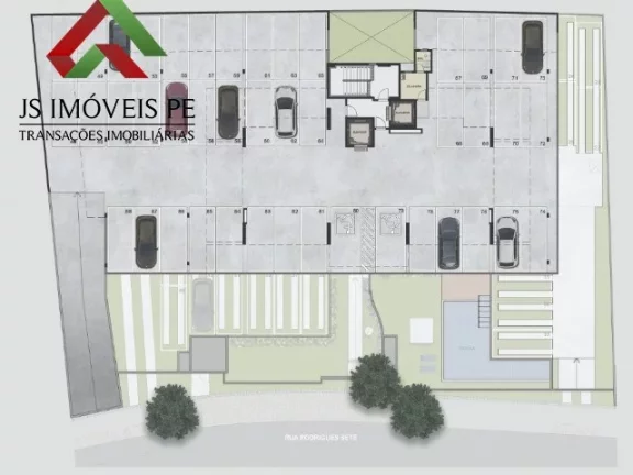 Imagem Apartamento à venda em Recife-PE, Casa Amarela: 3 quartos, 1 suíte, 2 salas, 2 banheiros, 2 vagas, 93,55 m²