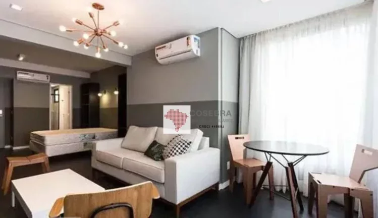 Imagem Apartamento com 1 dormitório para alugar, 45 m² por R$ 6.650,00/mês - Vila Olímpia - São Paulo/SP