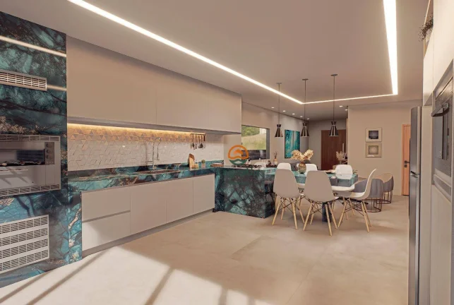 Imagem Casa com 3 dormitórios à venda, 180 m² por R$ 980.000 - Condomínio Parque dos Buritis - Lagoa Santa/MG