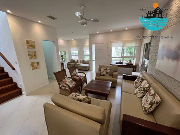 Imagem Aluguel Juquehy anual e Temporada - Casa em condomínio fechado com 4 suítes, piscina privativa a 100m da praia - máx. 10 pessoas | Juquehy Imobiliária