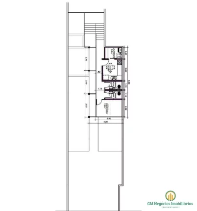 Imagem Salão com 295m² no Vintage Office