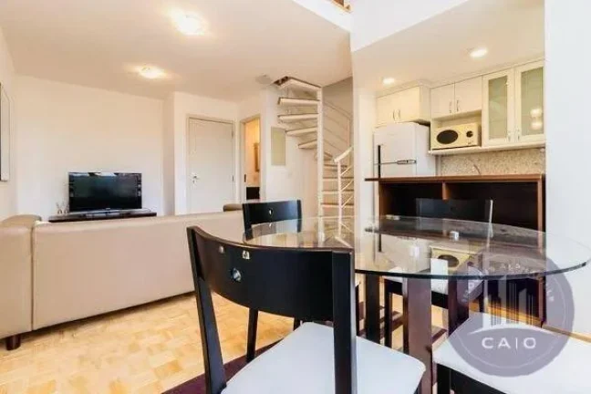 Imagem Apartamento duplex 64m², 1 dormitório para aluguel, R$ 3.500 -Alphaville/SP