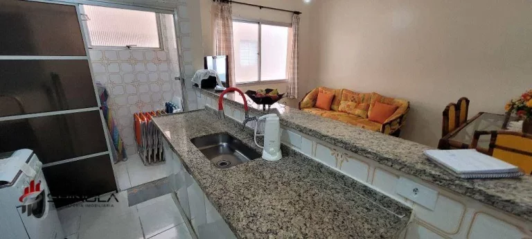 Imagem Apartamento com 2 dormitórios à venda, 69 m² por R$ 300.000,00 - Balneário Flórida - Praia Grande/SP
