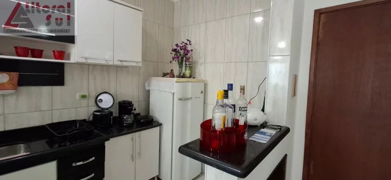 Imagem Apartamento à Venda em Praia Grande-SP: 1 quarto, 1 sala, 1 vaga, 48m² no Bairro Ocian!