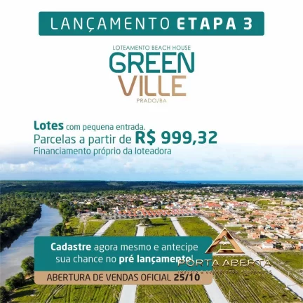 Imagem Lotes próximo a praia em PRADO - BA - COD 1002