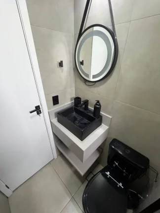 Imagem Apartamento todo mobiliado com 42 m², oferece conforto com seus 2 dormitórios, sala, cozinha e ban...