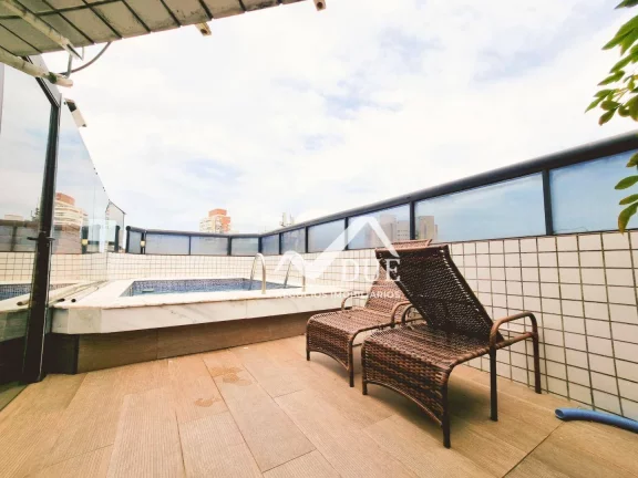 Imagem Cobertura com 4 dormitórios churrasqueira e piscina à venda, 225 m² por R$ 1.990.000 - Ponta da Praia - Santos/SP