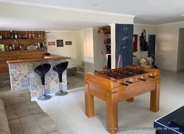 Imagem Casa completa 580m2 em 2500 m² - 4 dorm - Lazer completo - Granja Viana