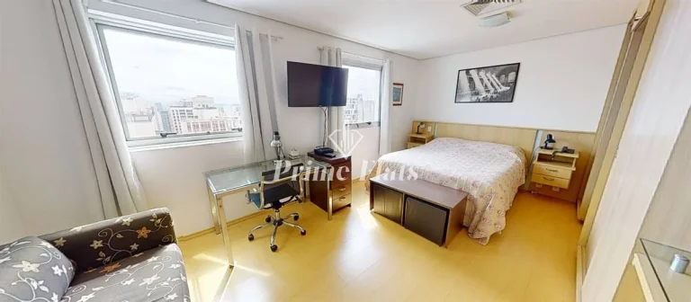 Imagem Flat disponível para locação no Quality Suites Oscar Freire em Pinheiros, com 32m², 1 dormitório e 1 vaga
