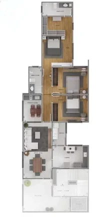Imagem Apartamento à venda, no Residencial Terras de São José, em Barbacena, São José, com 3 quartos, 105,16m2