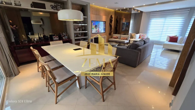 Imagem Sobrado Condomínio, 391 m2, 4 sts,Piscina,Sauna,Amplo Gourmet, Mobiliada