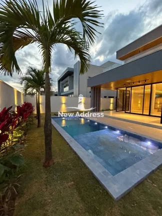 Imagem Casa Alto Padrão com 4 Quartos e Lazer Completo no Alphaville Jacuhy