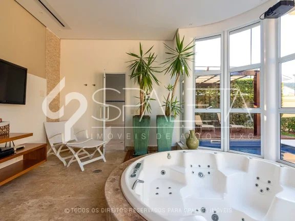Imagem Lindíssima mansão neo-clássica à venda no condomínio Jardim Acapulco no Guarujá