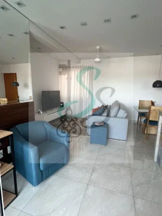 Imagem Venha morar no Parque Industrial, Campinas. Apartamento de 3 dormitórios com armários planejado sendo 2 suítes, possui ventilação cruzada na área soc