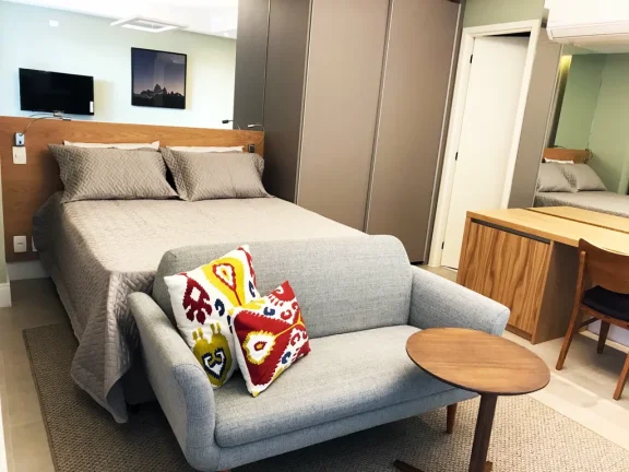 Imagem Apartamento à venda em São Paulo, Brooklin Paulista, com 1 quarto, 43m2