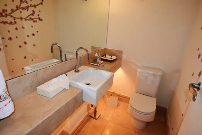 Imagem Apartamentos com terraço gourmet com piso em madeira de demiloção, living para 03 ambientes, 03 s...