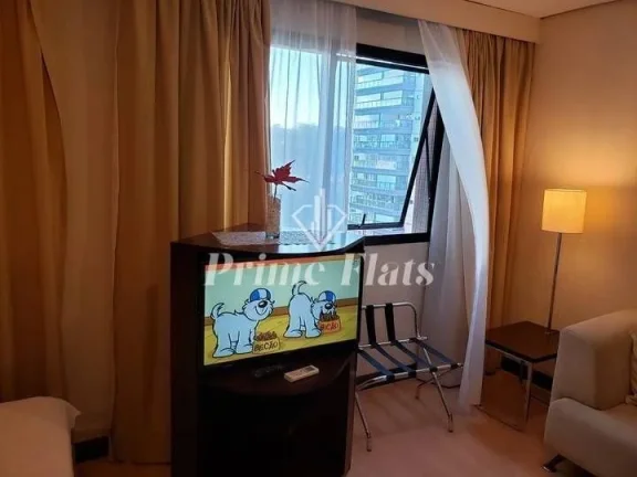 Imagem Flat disponível para locação no Transamérica Executive Chácara Santo Antônio, com 28m², 1 dormitório e 1 vaga