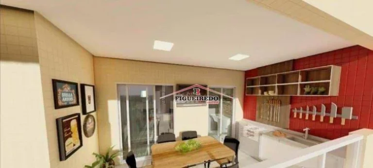 Imagem Apartamento à venda, 91 m² por R$ 550.000,00 - Tupi - Praia Grande/SP