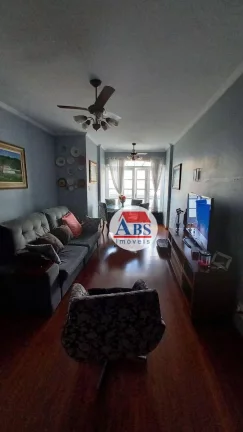 Imagem Apartamento com 3 dormitórios à venda, 110 m² por R$ 580.000 - Aparecida - Santos/SP Frente vista livre