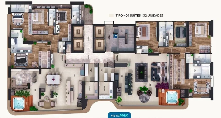 Imagem Apartamento 5 Dormitórios para venda em Itapema - SC